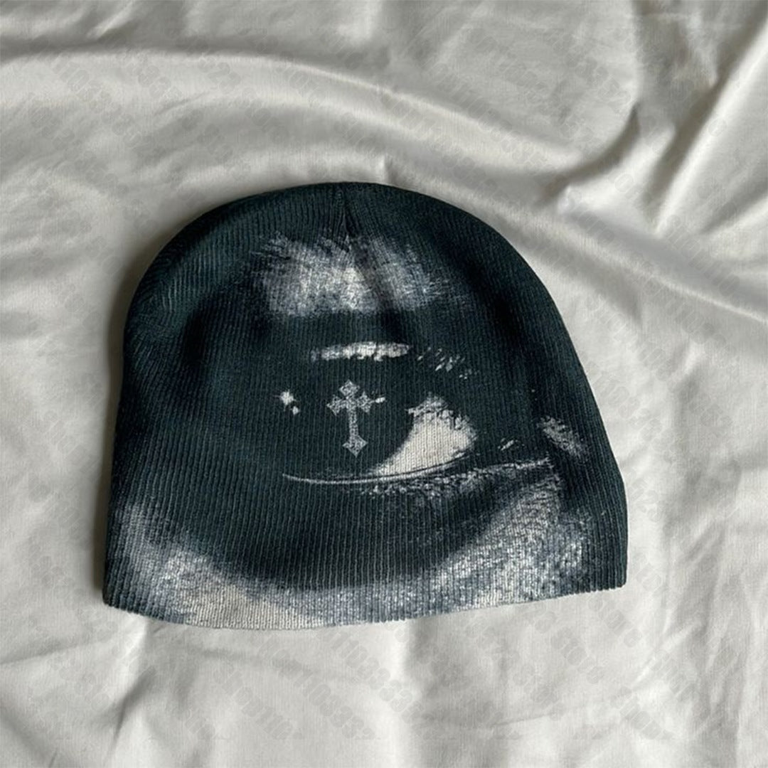 Subculture Print Knit Beanie