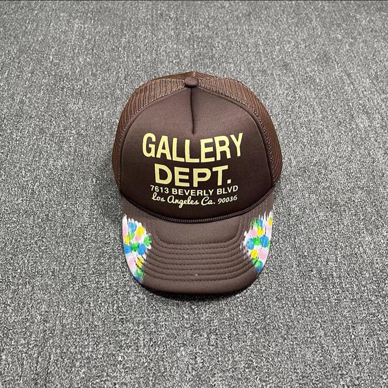 Hand-Painted Graffiti Mesh Baseball Cap
