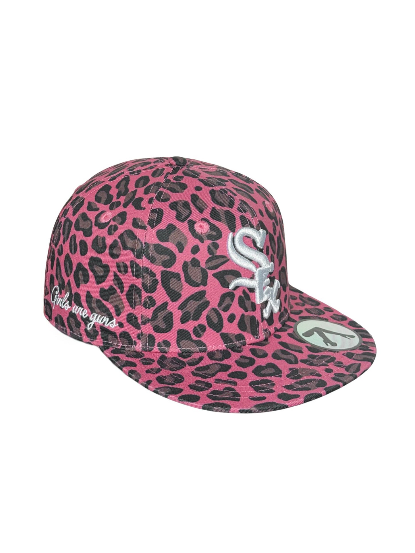 Leopard Print Embroidered Baseball Cap - photo 6