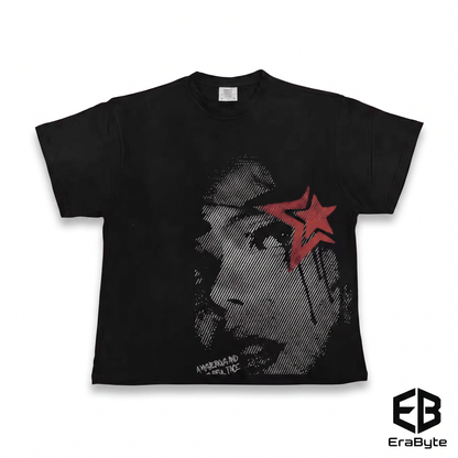 Oversized Graphic Cotton T-Shirt