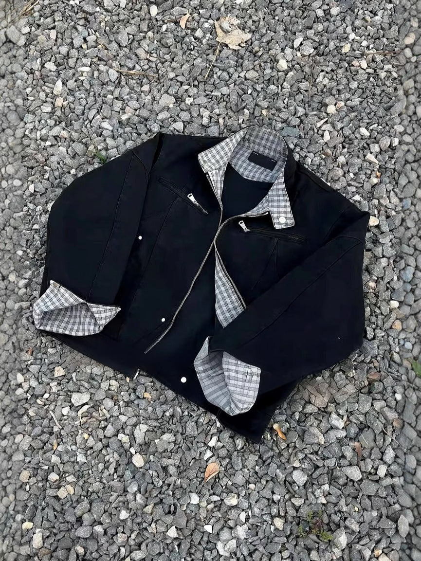 Clean-Fit Washed Canvas Jacket