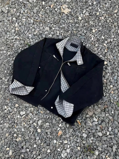 Clean-Fit Washed Canvas Jacket