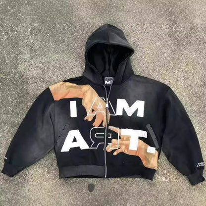Loose Fit Streetwear Hoodie