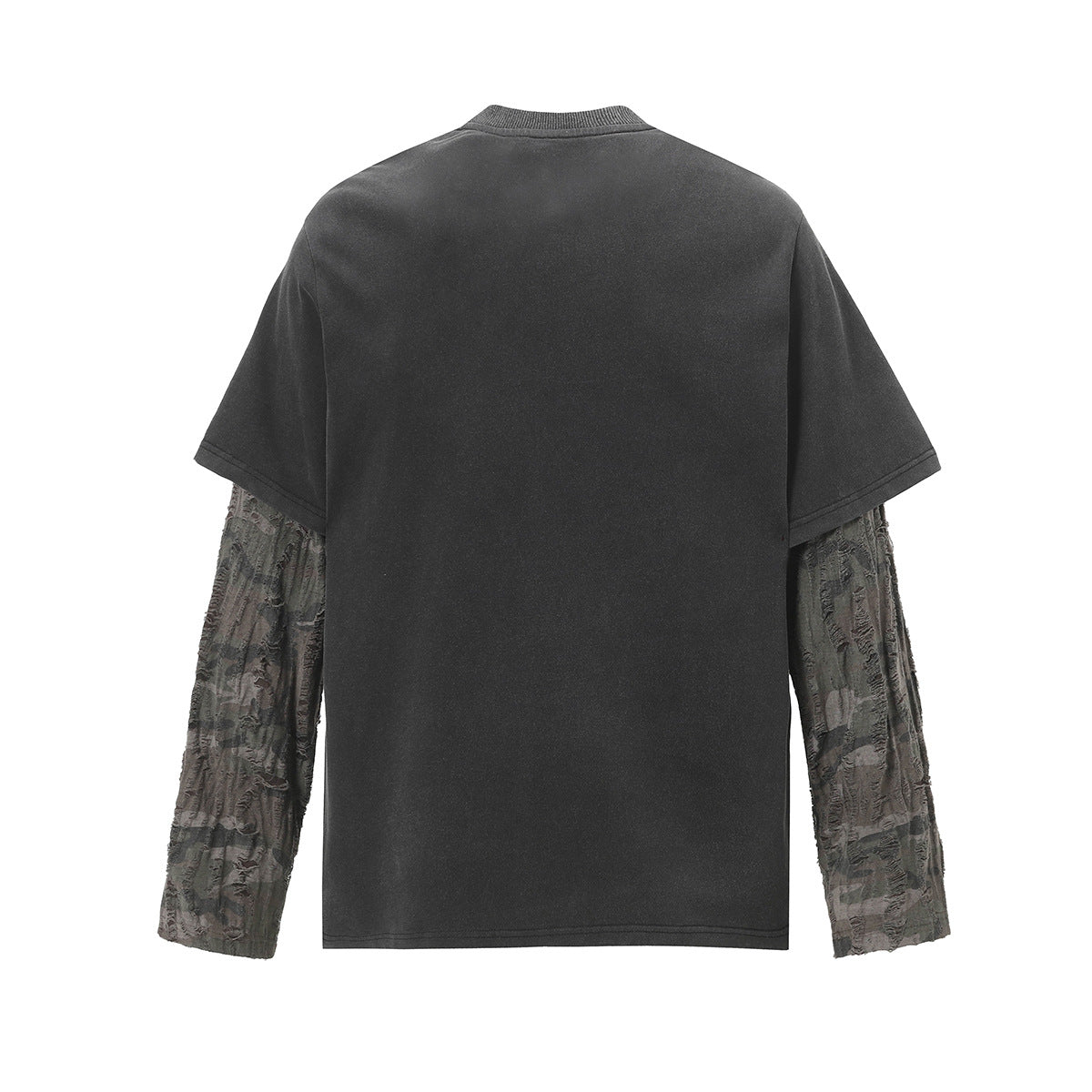 Washed Cotton Long-Sleeve Tee