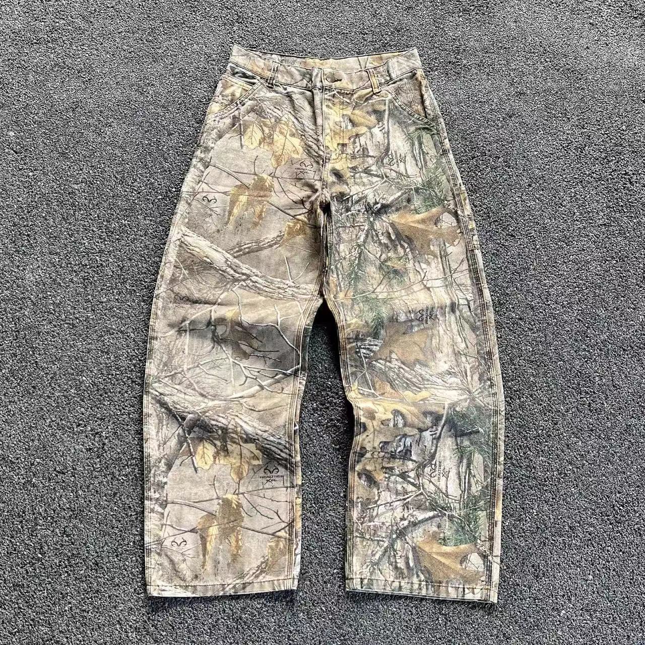 Y2K Bat Embroidered Distressed Jeans - photo 4