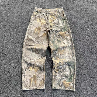Y2K Bat Embroidered Distressed Jeans - photo 4