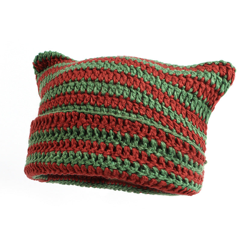 Chunky Knit Wool Beanie