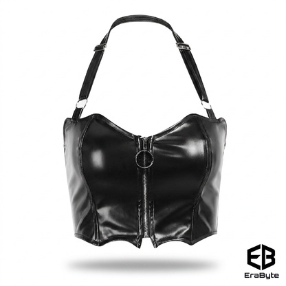 Women's Punk Style Bat Chain Strap Vest