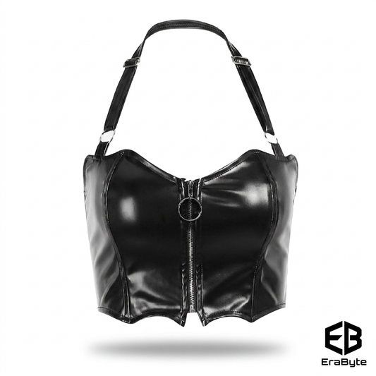 Women's Punk Style Bat Chain Strap Vest