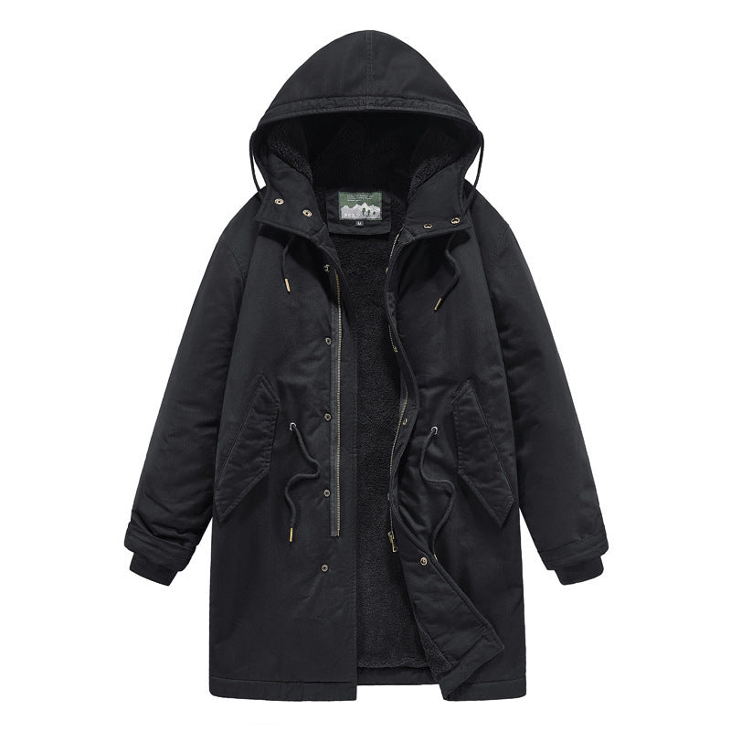 Men's Retro Hooded Winter Coat