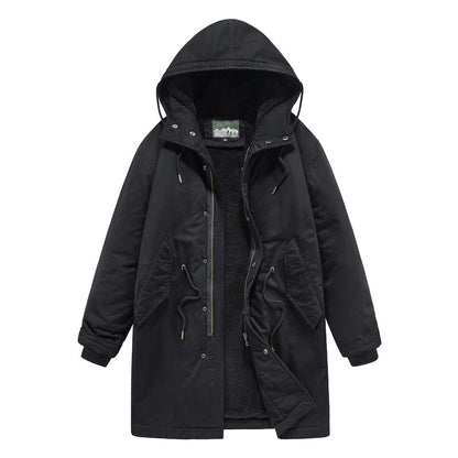 Men's Retro Hooded Winter Coat
