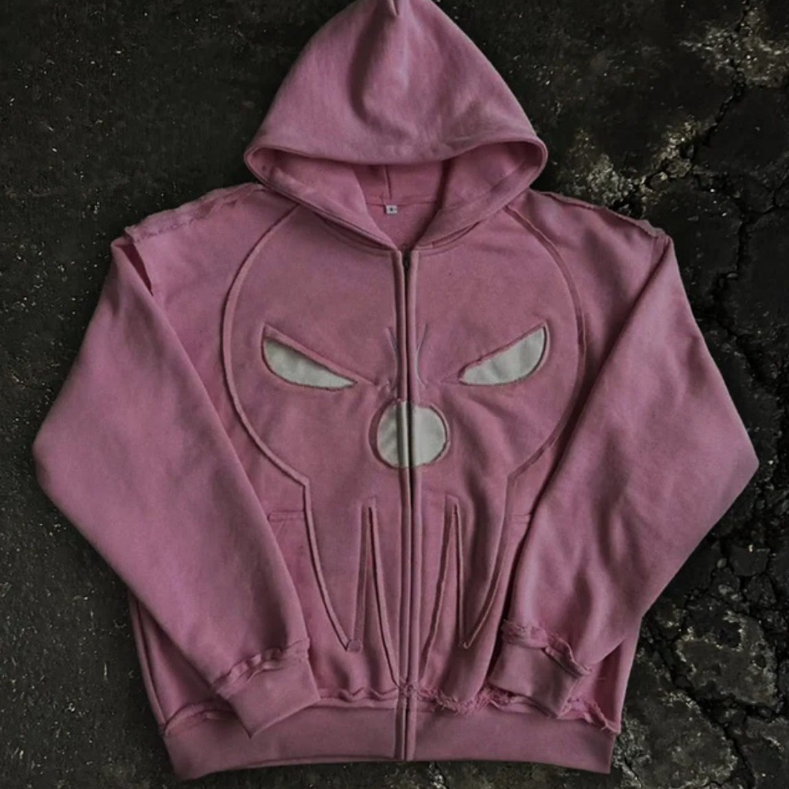 Y2K Patch Graphic Pullover Hoodie - photo 3