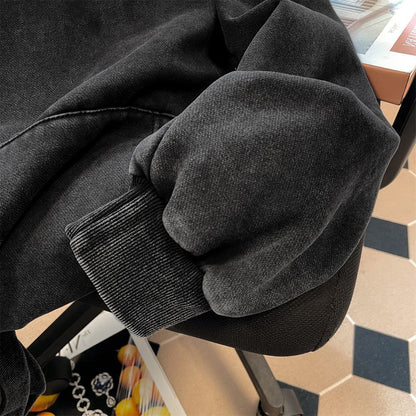 Heavyweight Distressed Hoodie