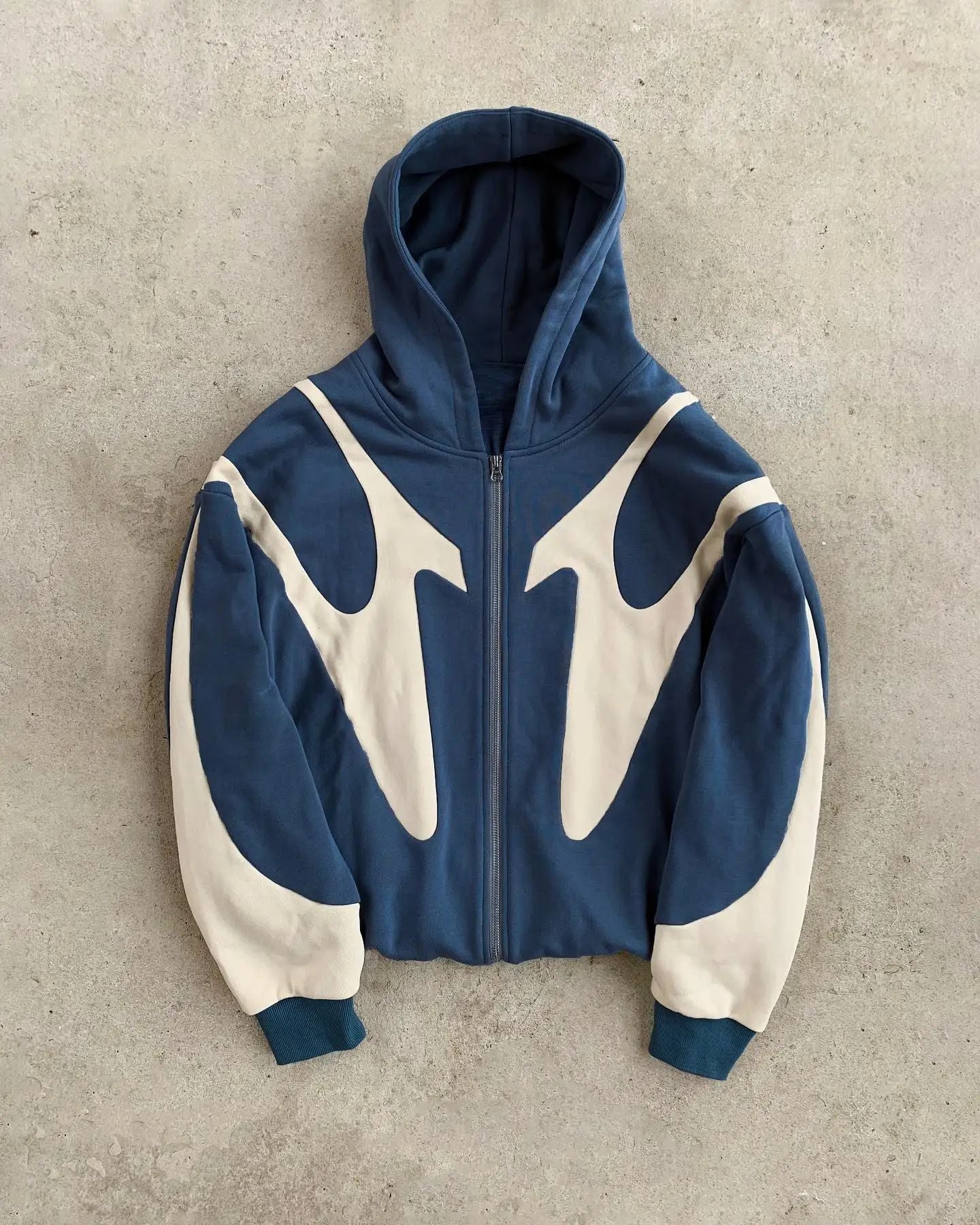 Y2K Harajuku Collage-Print Zip Hoodie - photo 7