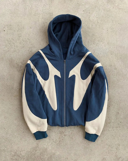 Y2K Harajuku Collage-Print Zip Hoodie - photo 7