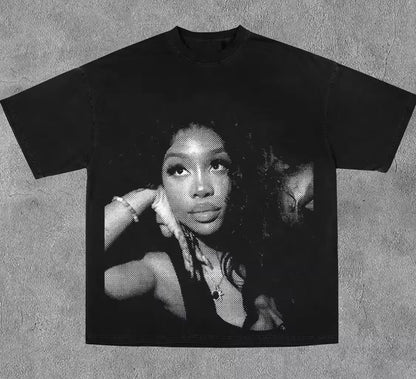 Oversized Graphic Print T-Shirt