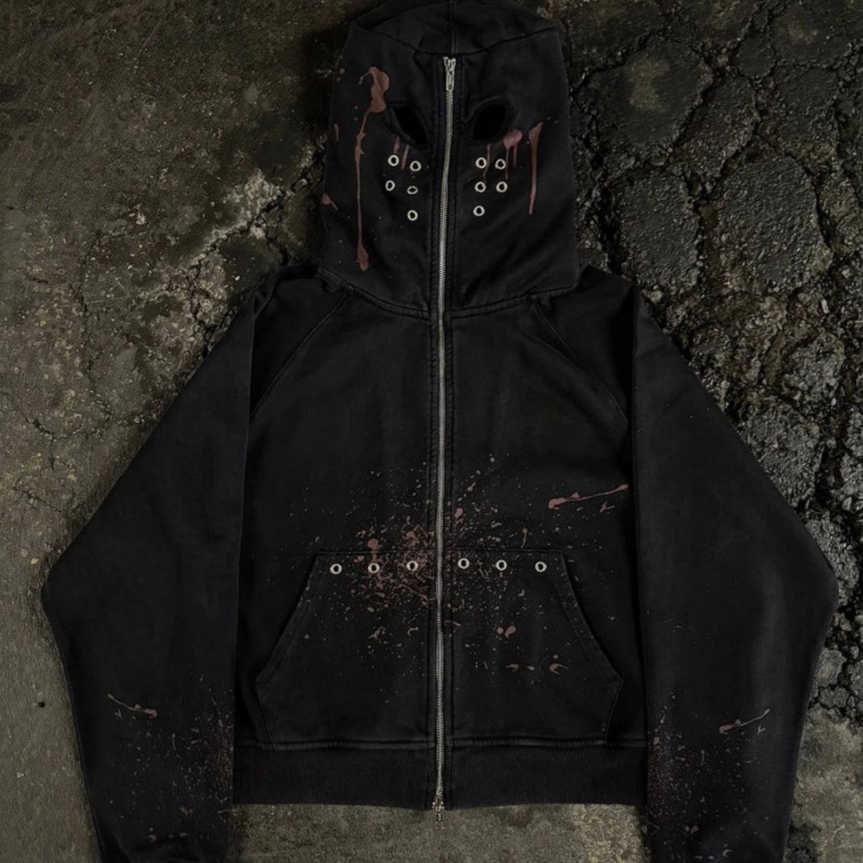 Y2K Printed Full-Zip Street Hoodie - photo 7