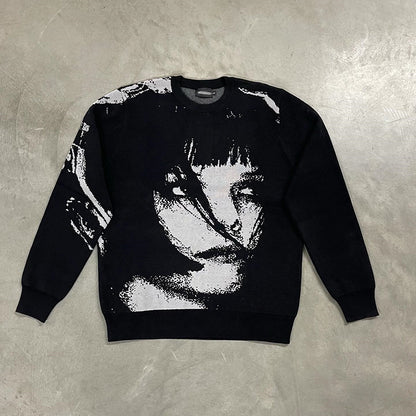 Loose Knit Pullover Sweater