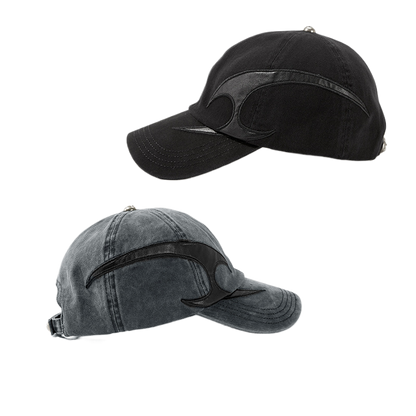 Washed Distressed Denim Baseball Cap