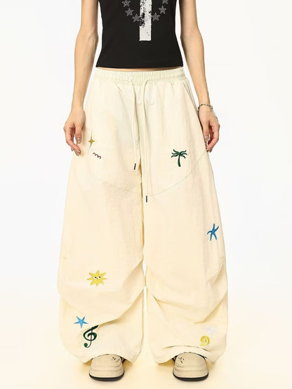 Loose Casual Pants for Small and Slimming All-match Wide Leg Pants