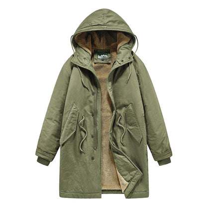 Men's Retro Hooded Winter Coat