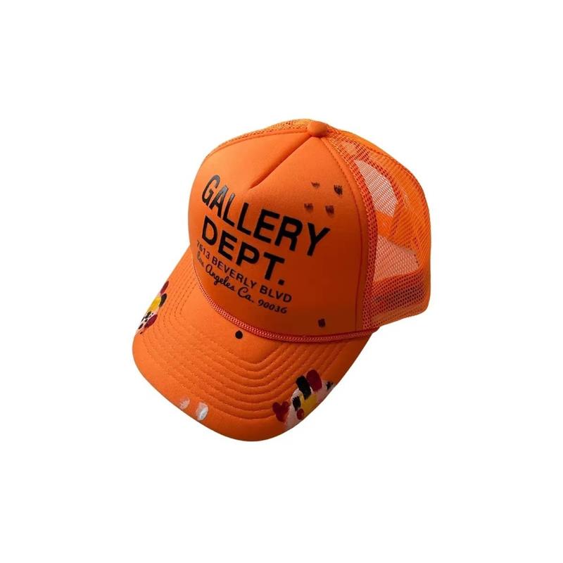 Hand-Painted Graffiti Mesh Baseball Cap