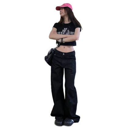 Women's Cross Patch Denim Jeans
