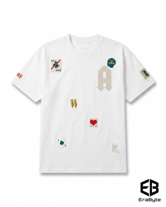 Mens Casual Letter Print T-Shirts