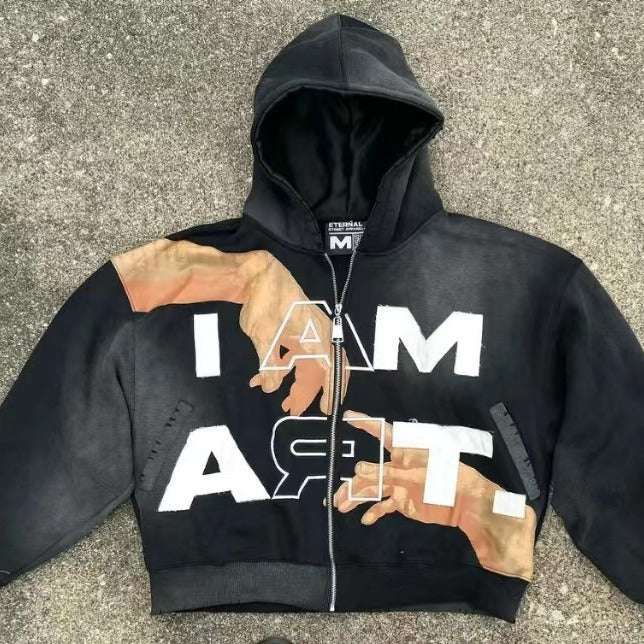 Loose Fit Streetwear Hoodie