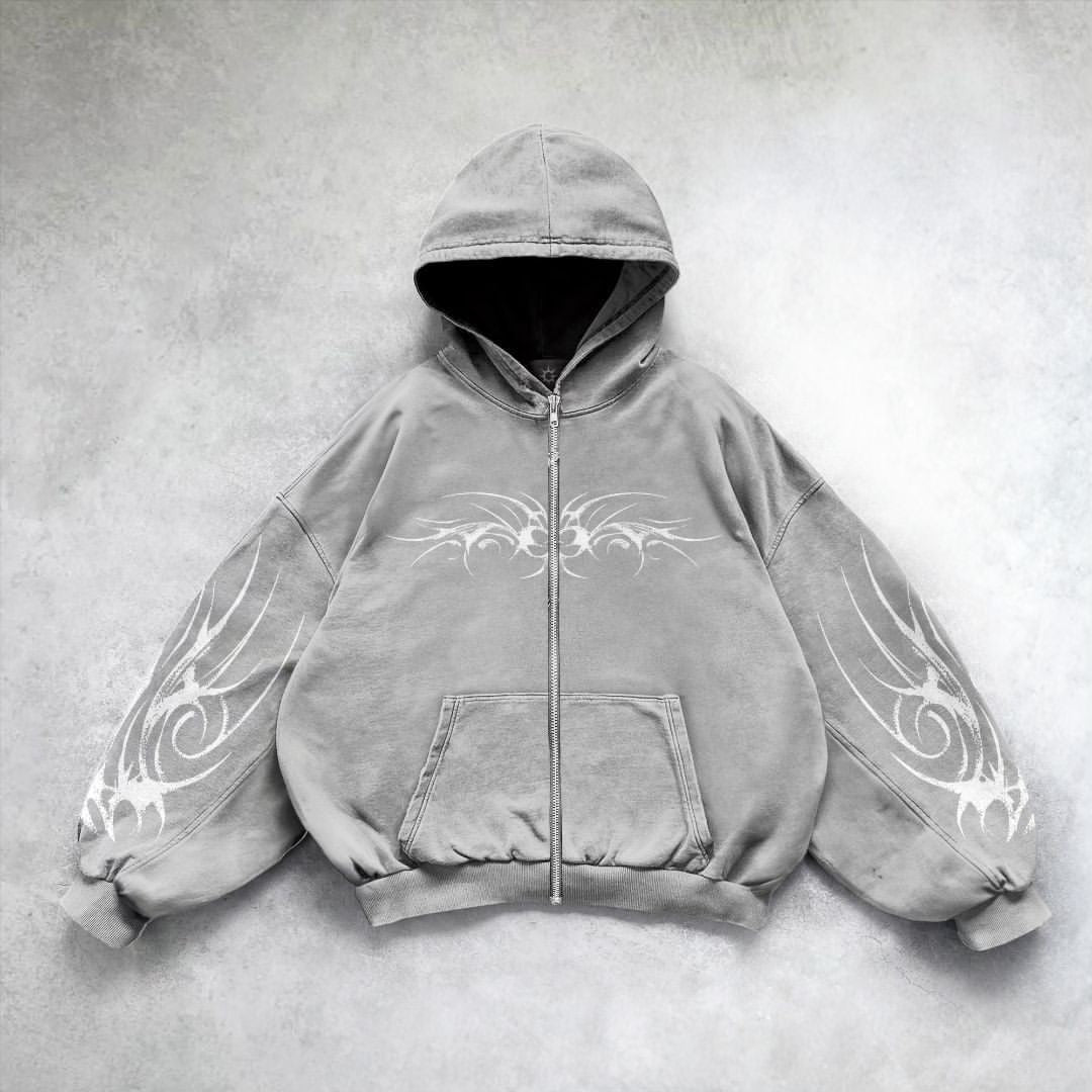 Gothic Corduroy Hoodie