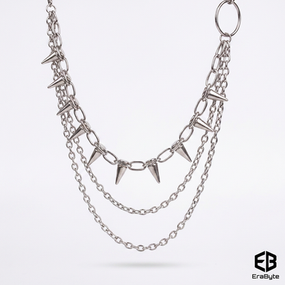 Punk Layered Metal Waist Chain