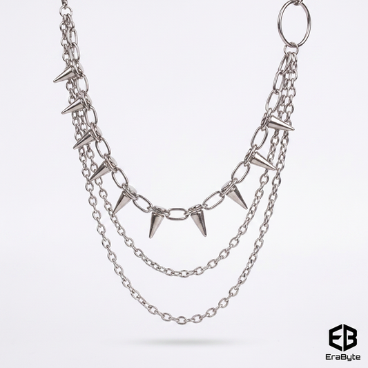 Punk Layered Metal Waist Chain
