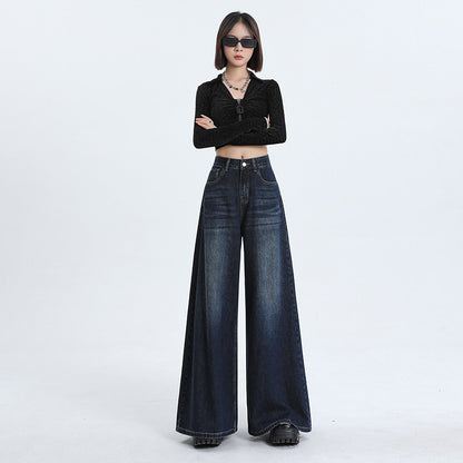 High-Waist Wide-Leg Jeans for Women - photo 5