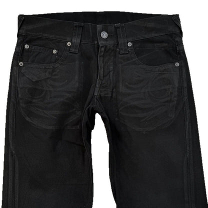 Retro Punk Patchwork Flared Jeans - photo 6