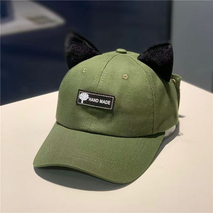 Cat Ears Aviator Baseball Cap