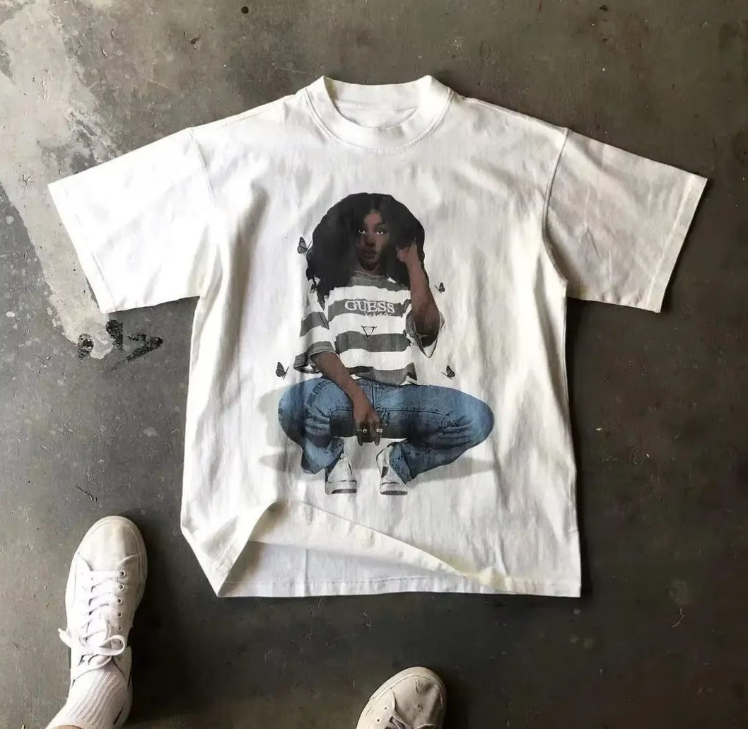 Oversized Graphic Print T-Shirt