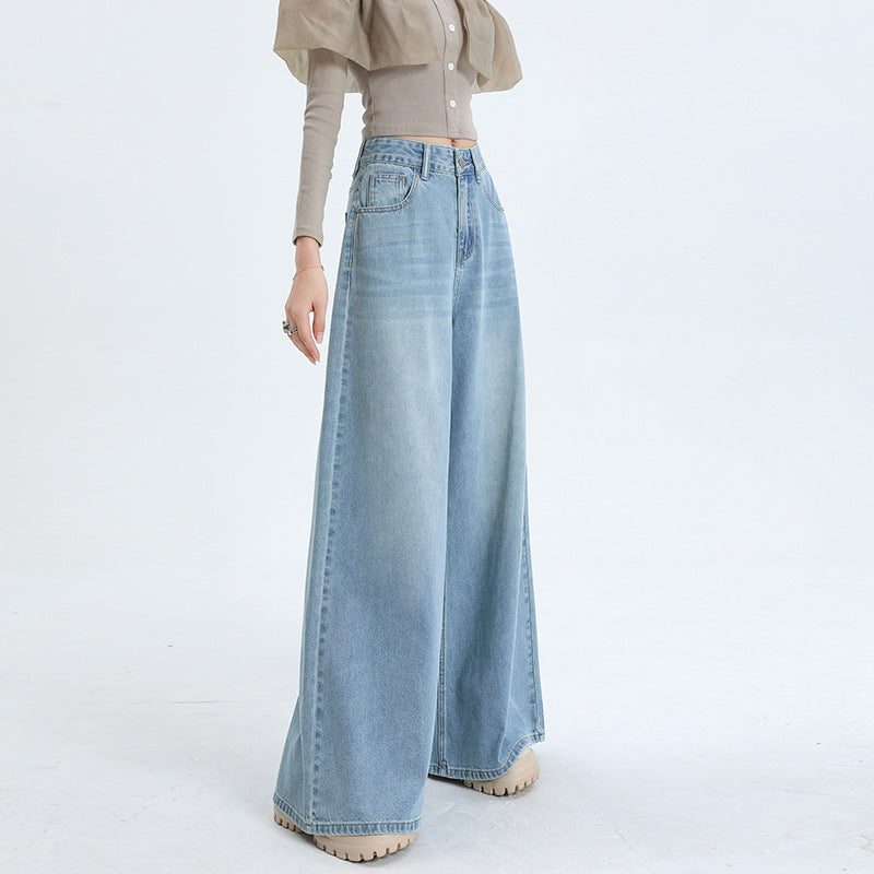 High-Waist Wide-Leg Jeans for Women - photo 3