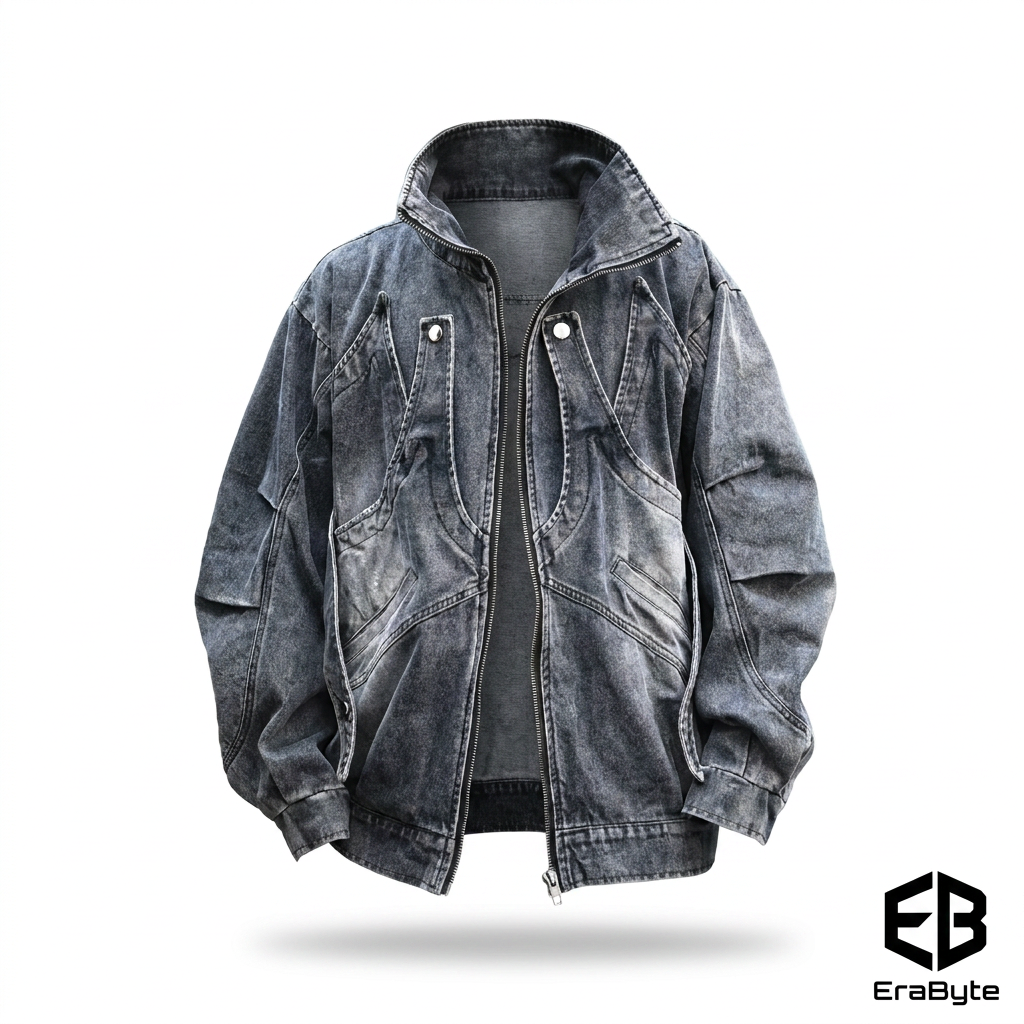 Punk Streetwear Denim Jacket