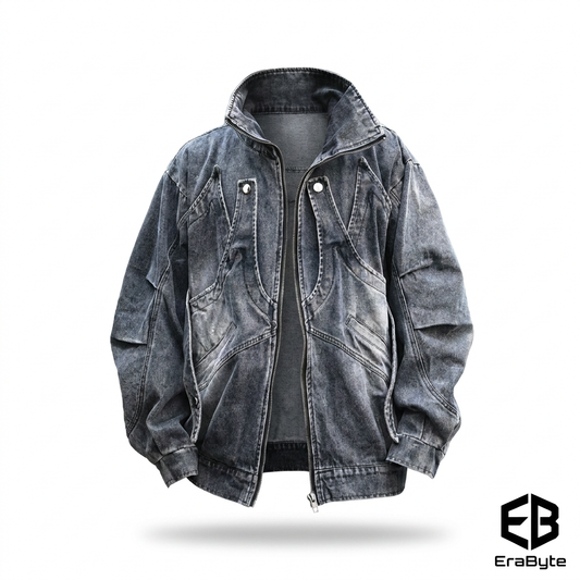 Punk Streetwear Denim Jacket