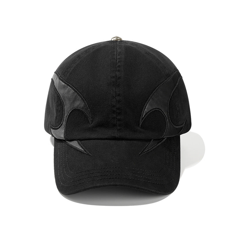 Washed Distressed Denim Baseball Cap