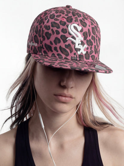 Leopard Print Embroidered Baseball Cap - photo 4