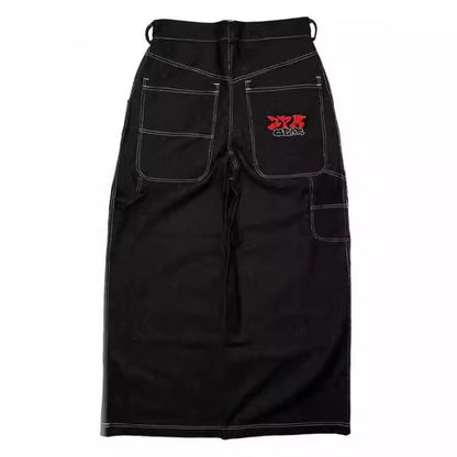 Y2K Gradient Wash Loose Straight Jeans - photo 5