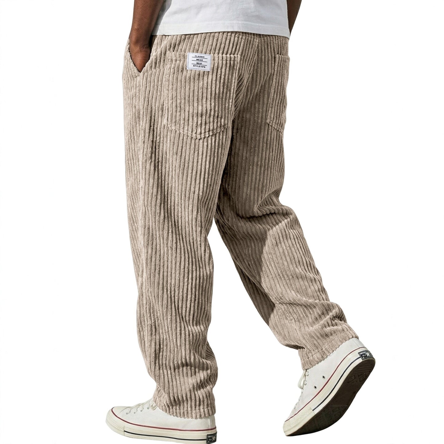 Men's Straight-Leg Casual Pants