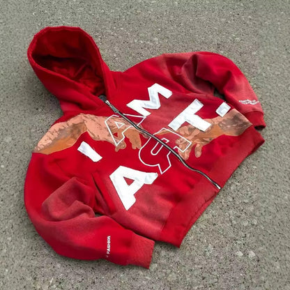 Loose Fit Streetwear Hoodie