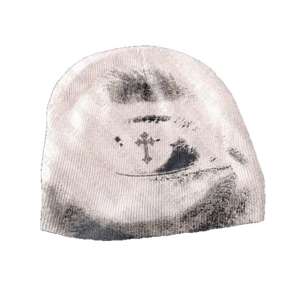 Subculture Print Knit Beanie