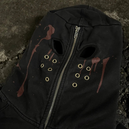 Y2K Printed Full-Zip Street Hoodie - photo 3