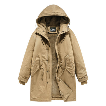 Men's Retro Hooded Winter Coat