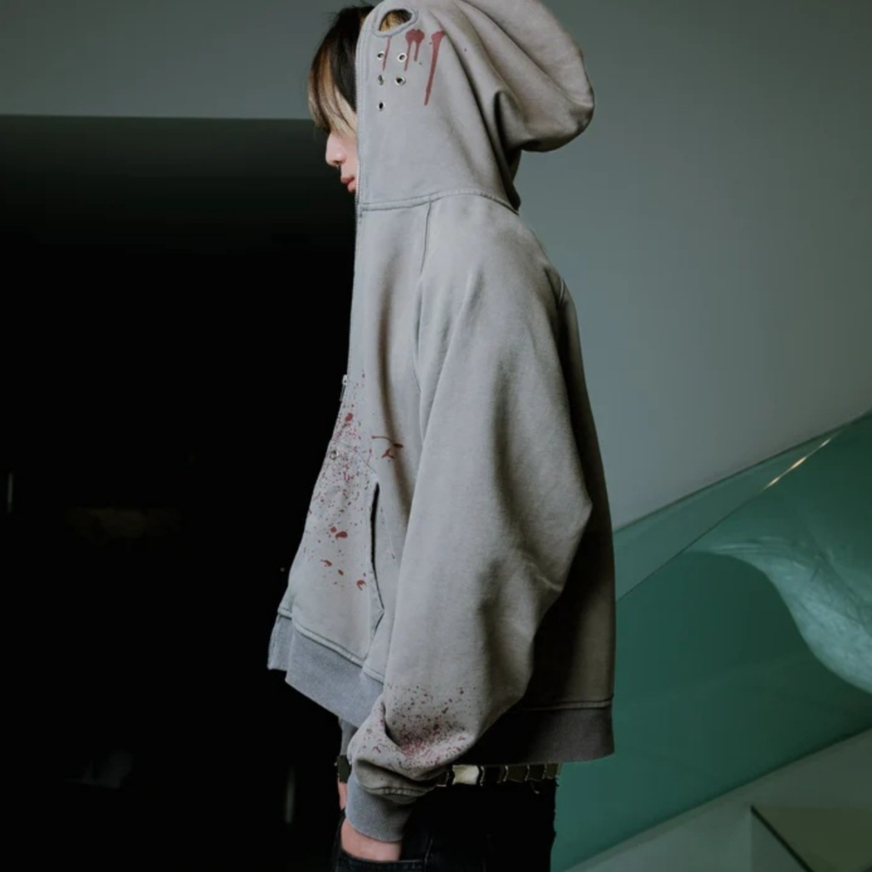 Y2K Printed Full-Zip Street Hoodie - photo 2