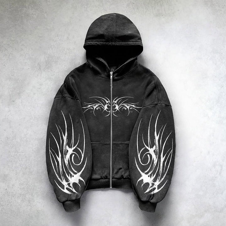 Gothic Corduroy Hoodie