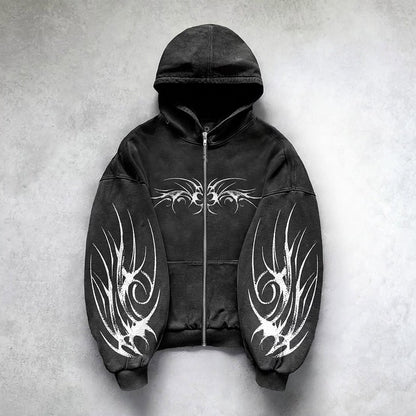 Gothic Corduroy Hoodie